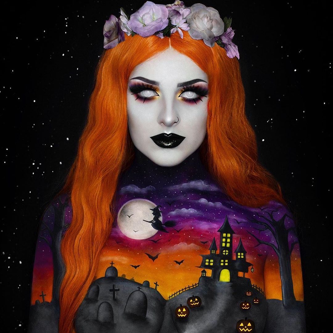 Anastasia Beverly Hills - 🦇🕯🌙𝕼𝖚𝖊𝖊𝖓 𝖔𝖋 𝕳𝖆𝖑𝖑𝖔𝖜𝖊𝖊𝖓🌙🕯🦇 @sofiablackthorn 

 ABH Products used in detail below 
_______________________________________
𝕰𝖞𝖊𝖇𝖗𝖔𝖜𝖘:
✧  Dipbrow pomade

𝕰𝖞𝖊𝖘:
✧  eye primer, liqu...
