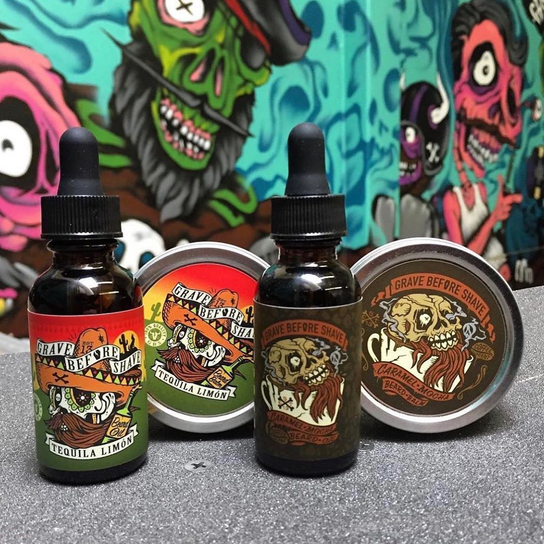 wayne bailey - Pick your vice! Have you picked up our Tequila Limon or Caramel Mocha yet?
•
GRAVEBEFORESHAVE.COM
•
#GraveBeforeShave #GBS #Fisticuffs #FisticuffsMustacheWax #CaramelMocha #TequilaLimon...