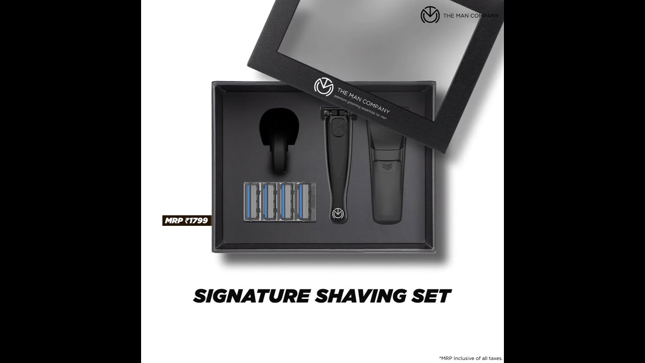 Signature Shaving Kit by The Man Company | #GentlemanInYou