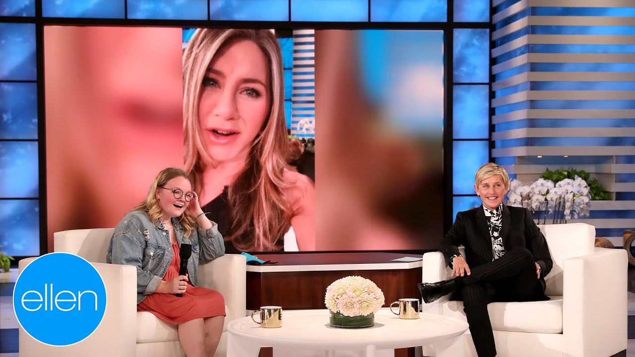 Jennifer Aniston, Mila Kunis, and More Say 'Hi' to Longtime Ellen Fan