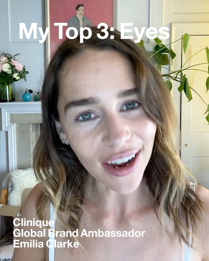 Clinique - @emilia_clarke knows it’s all about the eyes 👀 Tap once to shop her favorite Clinique eye products ⬇️

1️⃣ Just Browsing Brush-On Styling Mousse 
2️⃣ Pretty Easy Liquid Eyelining Pen 
3️⃣ H...