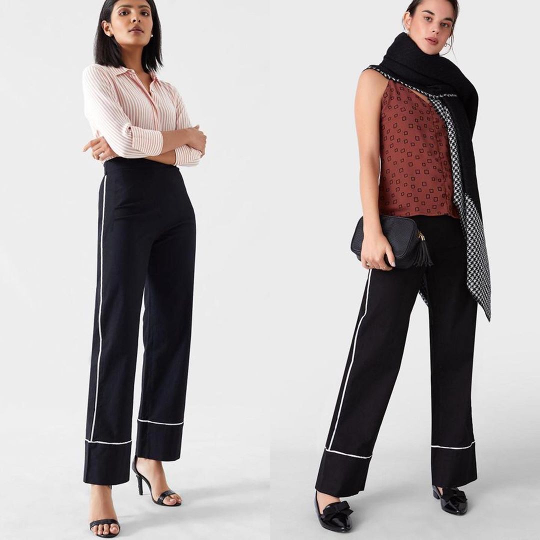 The Label Life - #1Piece2Ways: The Monday-to-Saturday Pants are those versatile pair of bottoms your closet NEEDS.
Take it to work (or on that Zoom call) with a pastel shirt and matching black heels....