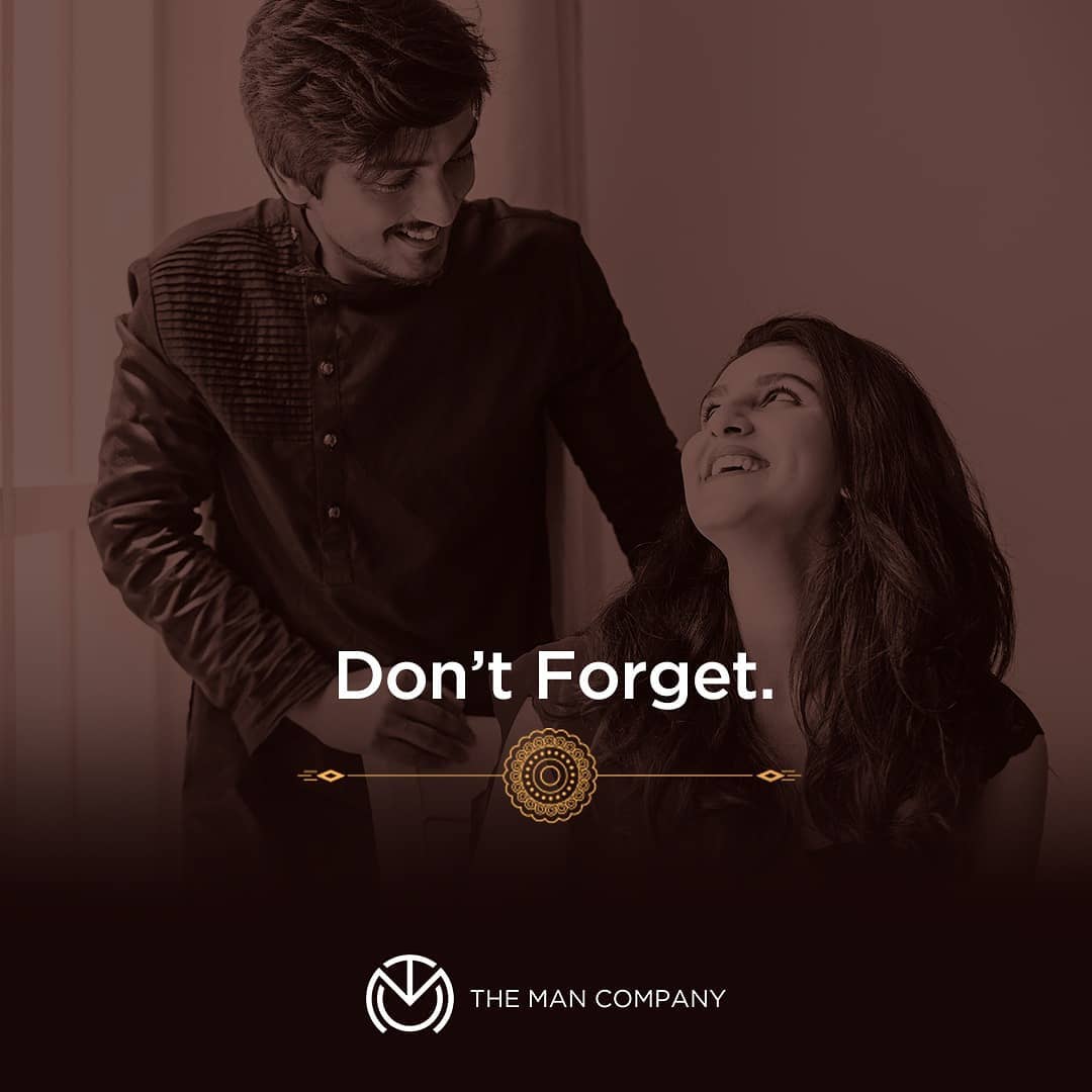 The Man Company - To tie a rakhi on all the sisters who have been protecting their brothers. Upload a picture with #RakhiForSisters and get ready to celebrate something new. 
#themancompany #gentleman...