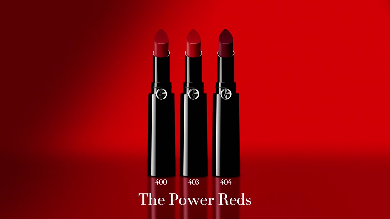 The Power Reds - LIP POWER by Giorgio Armani