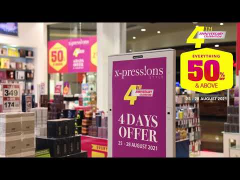 Avail 50% OFF & above at Xpressions Style.