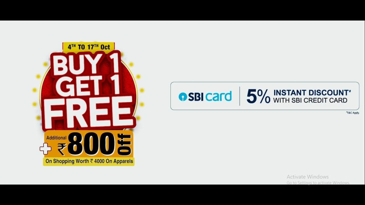 Time to celebrate with us!! | B1G1 offer and also get an additional ₹800 off on shopping worth ₹4000