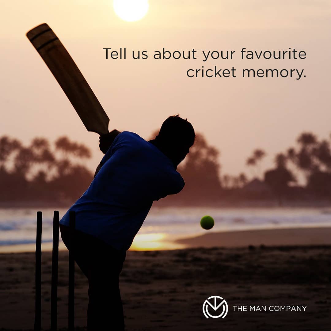 The Man Company - From scoring a free period to team up and bowl our best to 'Mera bat meri batting!' We all have those glass breaking, gully playing memories with cricket.

Which one of these memorie...