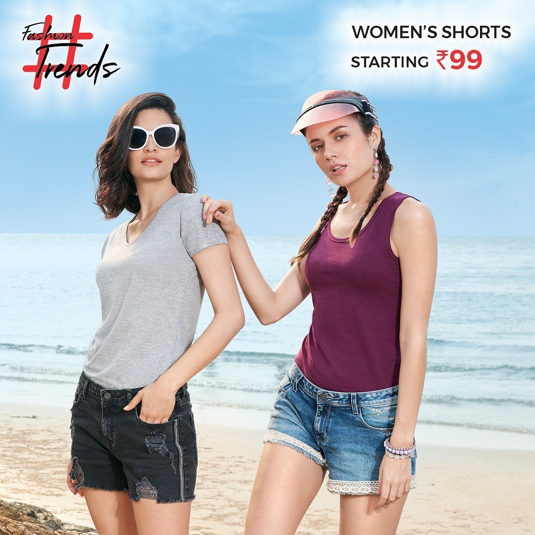 Brand Factory Online - Women’s shorts starting Rs.99 🤩
.
.
.
Log on to brandfactoryonline.com or visit the link in bio to grab this offer NOW!! 🥳

Find brands like Lee Cooper, Pepe, Converse, Alice &...