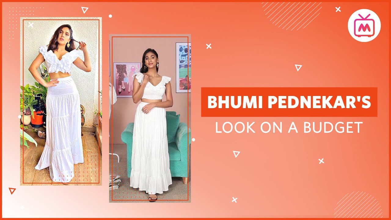 Bhumi Pednekar's Look On A Budget | Get Bhumi Pednekar Look - Myntra Studio