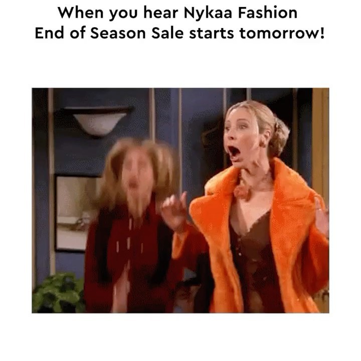 Nykaa Fashion - Can’t contain the excitement? We can’t either 🎉Our End of Season Sale #EOSS goes live tomorrow at upto 70% off! Get your carts ready🛒
•
•
#LockedInWithNykaafashion #eoss 
#nykaafashion...