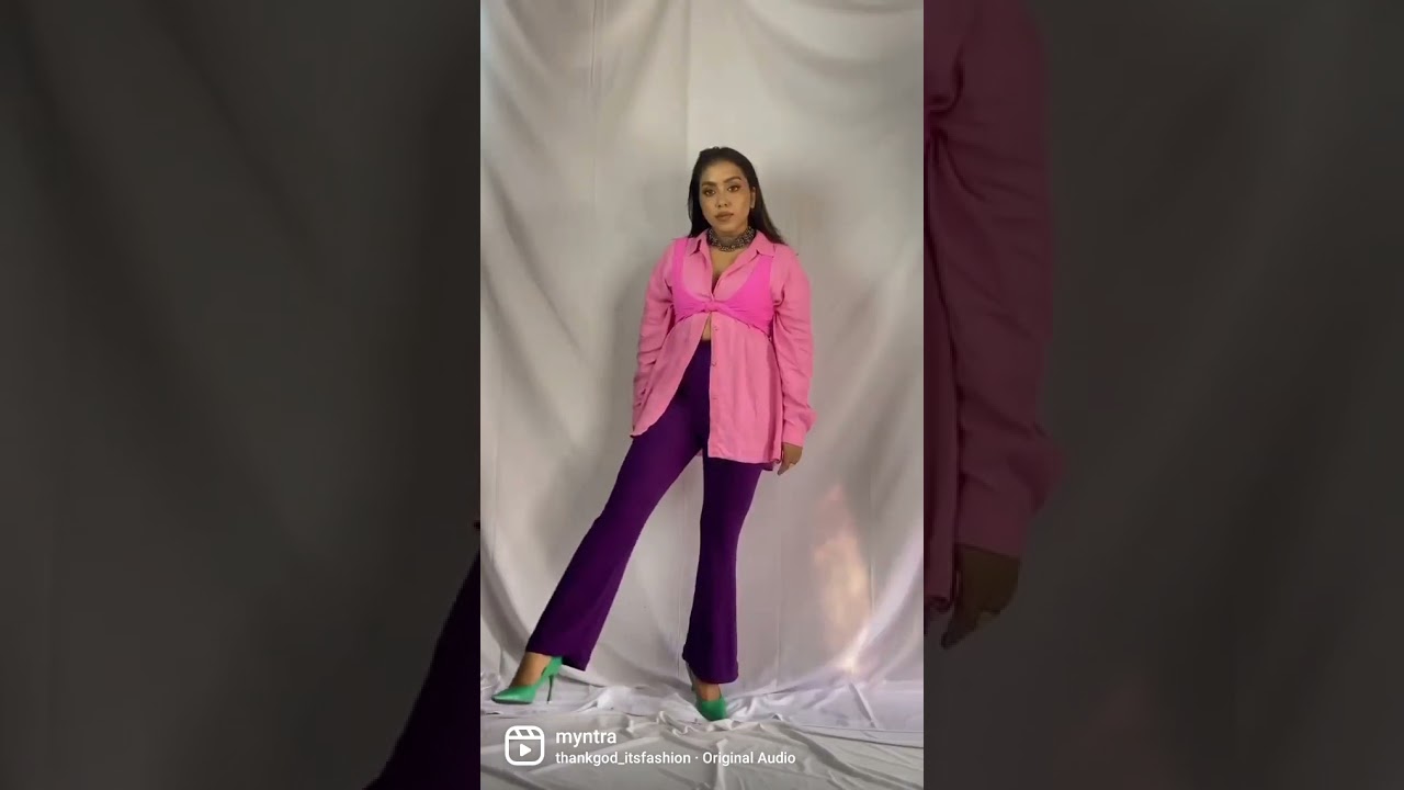 10 Ways to Style Pink Shirt (2021) | Myntra | #Shorts