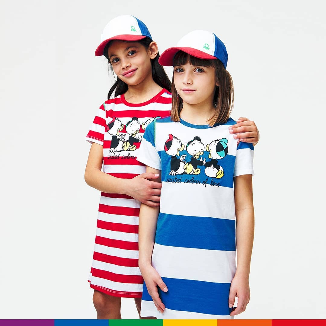 United Colors of Benetton - Huey, Dewey, and Louie… someone’s missing!
#Benetton #SS20 #kids