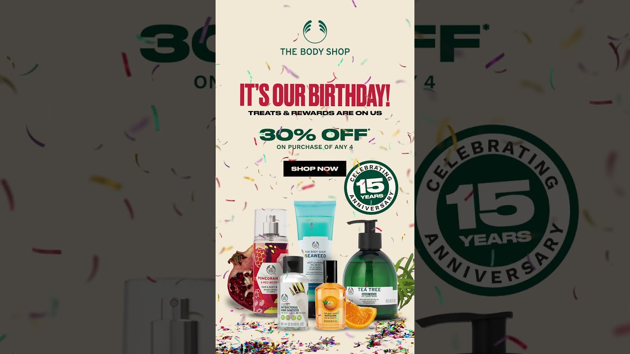 The Body Shop India Turns 15