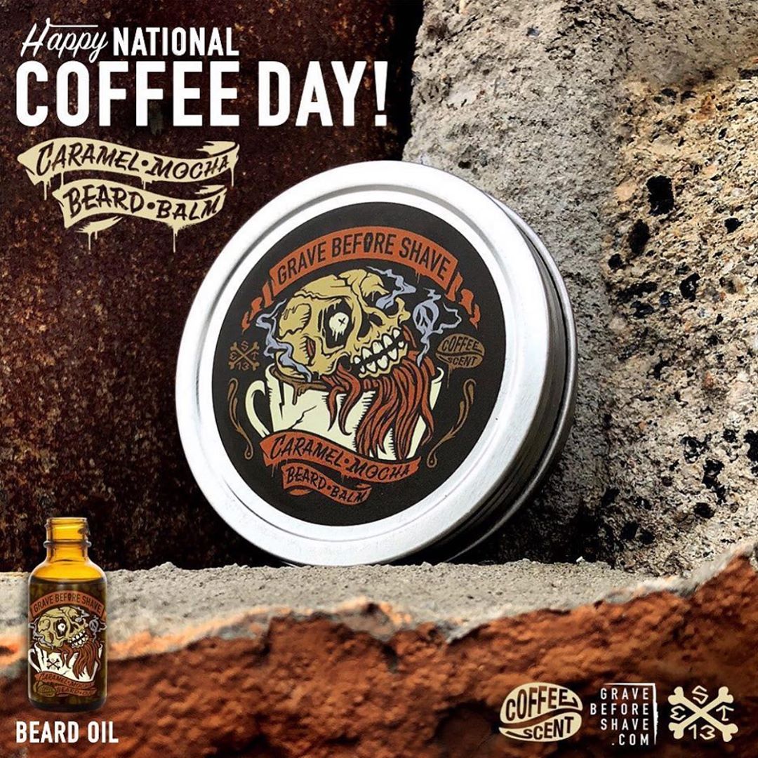 wayne bailey - Happy National Coffee Day! That’s right! Grab you Caramel Mocha Beard Oil or Balm and let’s get coffee wasted! ☕️
.
CARAMEL MOCHA BEARD OIL & BALM! Caramel coffee w/mocha after-notes ,...