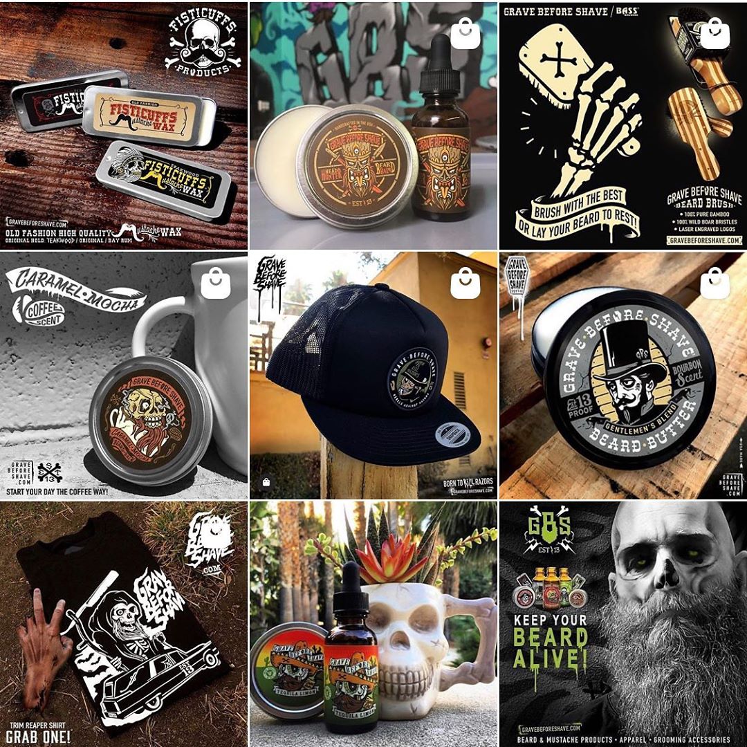 wayne bailey - 13 beard oils, 12 beard balms, 10 beard butters, 8 mustache waxes, beard wash and conditioner, pomade, soap, tattoo balm and more! 
-WWW.GRAVEBEFORESHAVE.COM-
—
#GraveBeforeShave #GBS #...