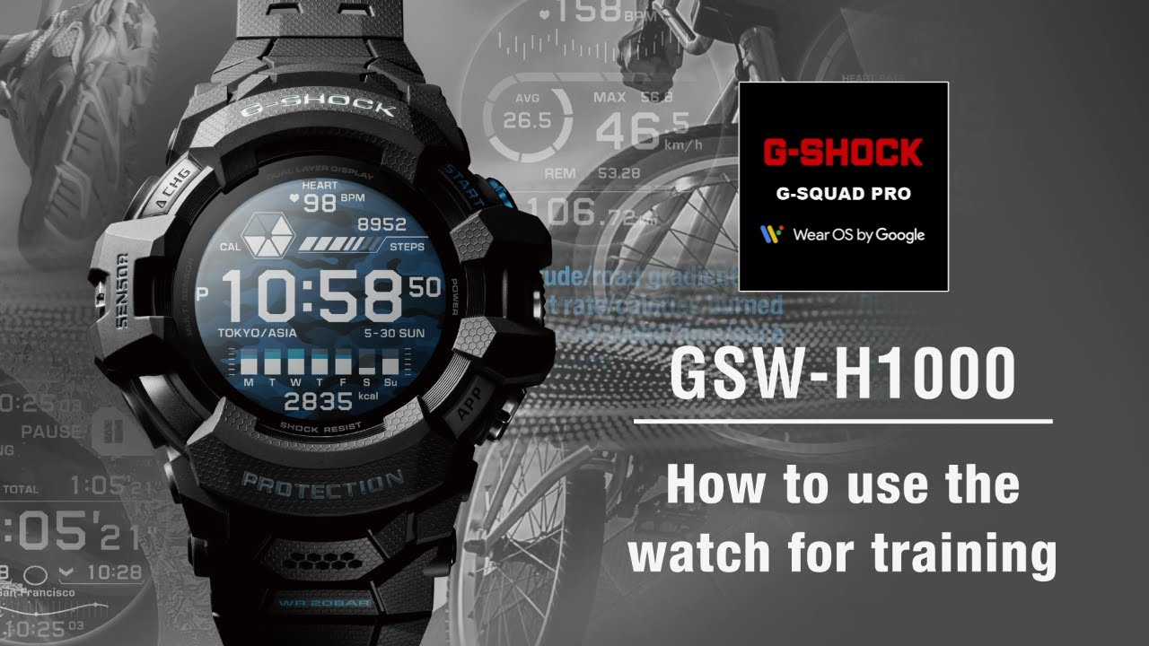 Tips Vol.05: How to use the watch for training | CASIO G-SHOCK GSW-H1000