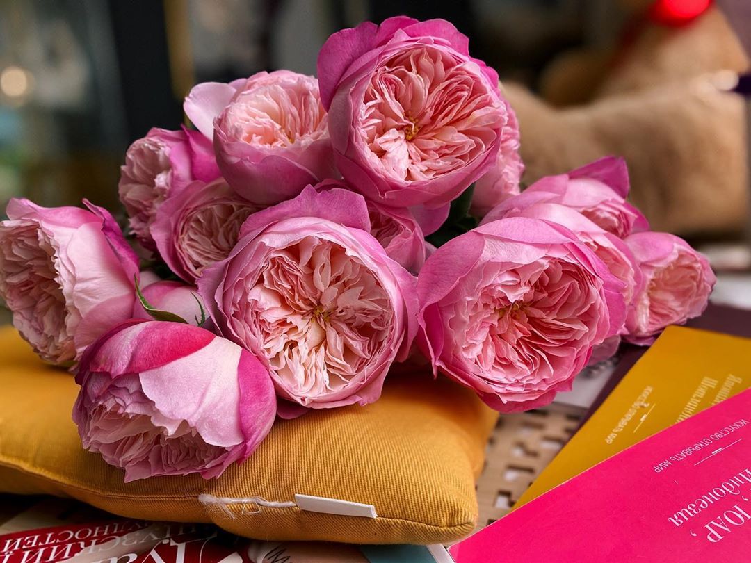 Гипермаркет цветов - Элегантная и утонченная пионовидная роза обладает удивительным, уникальным цветом бутонов. Букет из таких роз будет объемнее, чем из обычных роз, из-за крупного размера соцветий.Т...