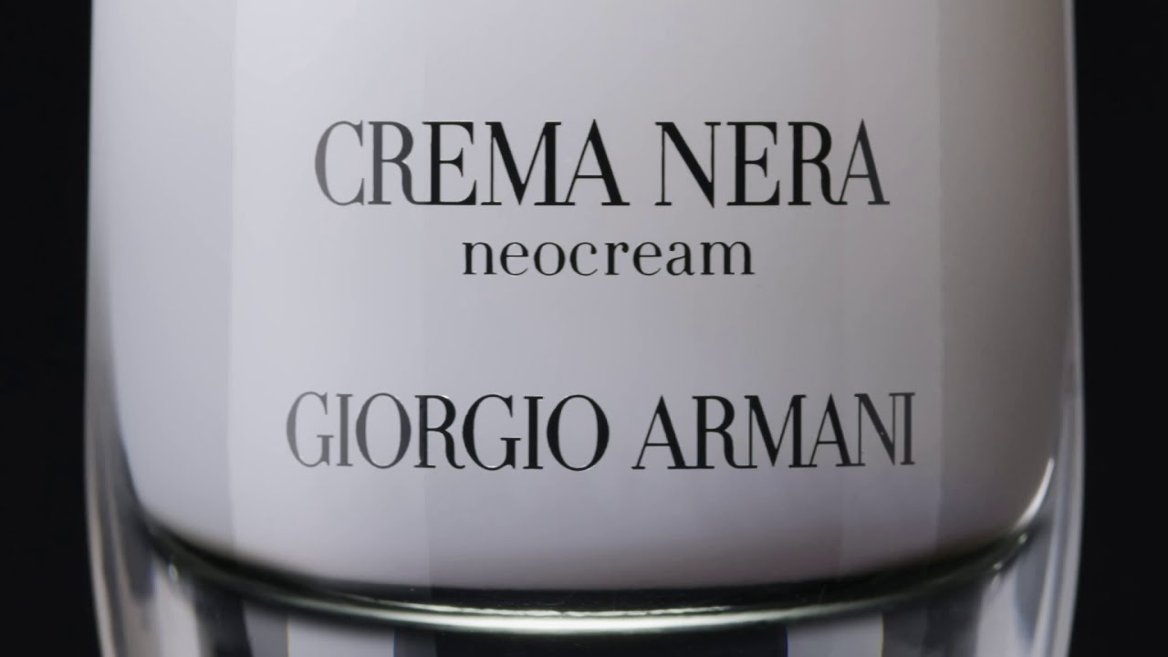 CREMA NERA NEOCREAM, a new skincare generation by Giorgio Armani