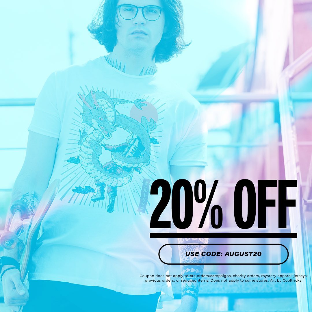 DesignByHümans - Can't decide on your new favorite t-shirt? We've got you covered! Use code AUGUST20 for our 20% off sitewide sale happening now! Link in bio!

#DBH #DesignByHümans #Sale #independent...