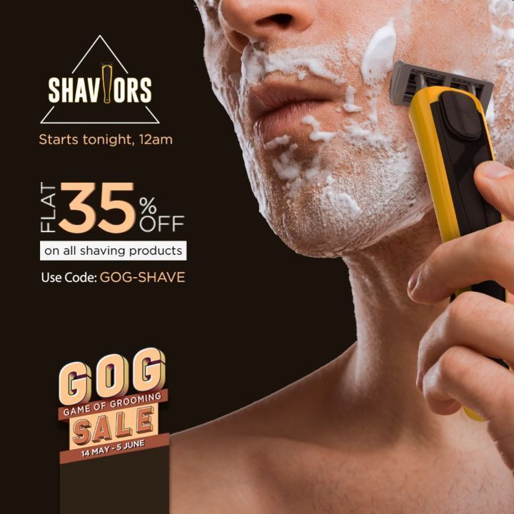 The Man Company - We’re here to shave the day! Grab 35% off on all shaving products starting tonight until 11:59 pm on 1st June! GOG sale link in bio.
The Man Company is proud to be #VocalForLocal
T&C...