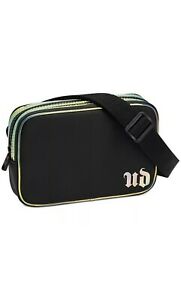  Urban Decay черное золото талии сумка косметики черный радужные регулируемая сумка