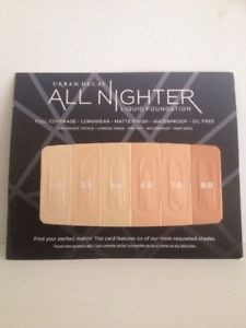  URBAN DECAY-все ночь жидкая основа 6 наиболее востребованные Отслаивающаяся образцы