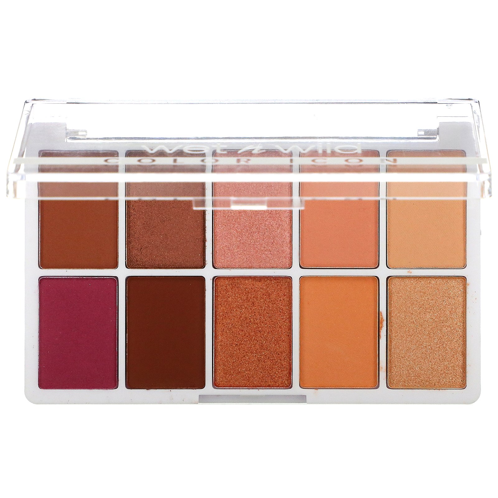 Wet n Wild, Color Icon, 10-Pan Shadow Palette, Heart &amp; Sol, 0.42 oz (12 g)
