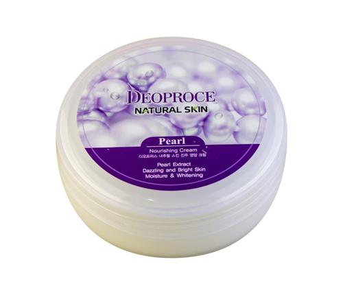 Крем для лица и тела Deoproce Питательный с жемчугом Natural Skin Nourishing Cream Pearl