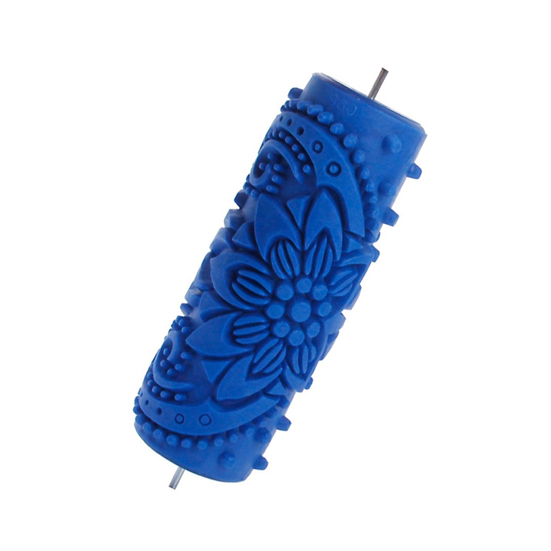  15cm Rollen Blume gepraegte Malerei Roller Tool fuer DIY Wandgestaltung P2C