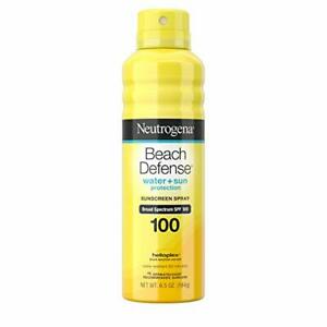  Neutrogena пляж обороны спрей для тела солнцезащитного крема SPF100 влагостойкая 6.5 унций (примерно 184.27 г.)